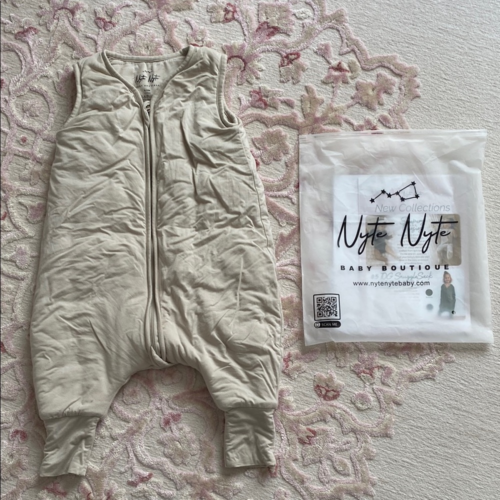 Nyte Nyte Baby Sleeveless Romper, 1.0 tog, size 6-12 months